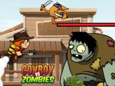 Attaque de cowboy contre zombie