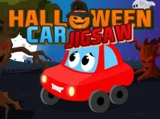 Puzzle de voiture d'Halloween